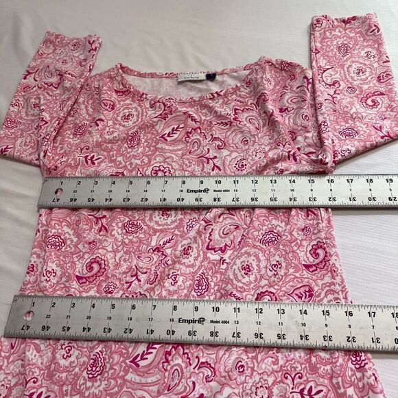 Cabana Life x Talbots Pink White Dress Size Small - Picture 3 of 6